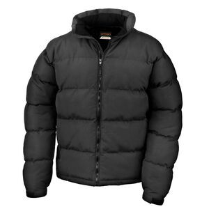 Result Urban Unisex Adult Holkham Down Feel Padded Jacket / Black